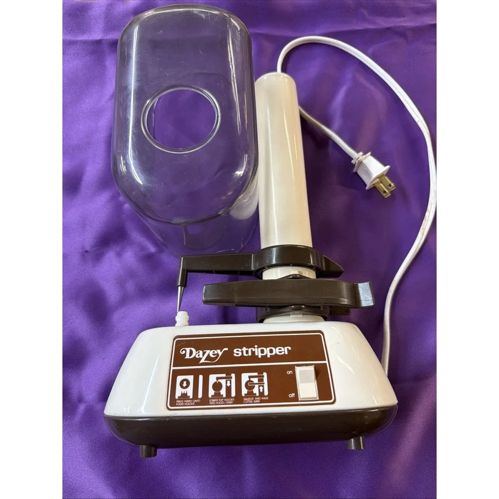 Dazey Electric Vegetable Stripper, Brown/Beige , Does Not Work For Parts Only